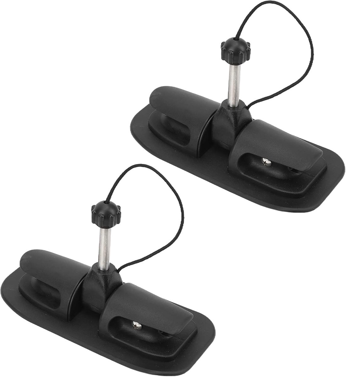 SnelShoppen - Universele Peddelhouder met Slot voor Opblaasbare Boot, Kajak, Kano, Roeiboot, Vlot, 0.4 Inch, Ijzeren Kern, Gemakkelijk te Monteren