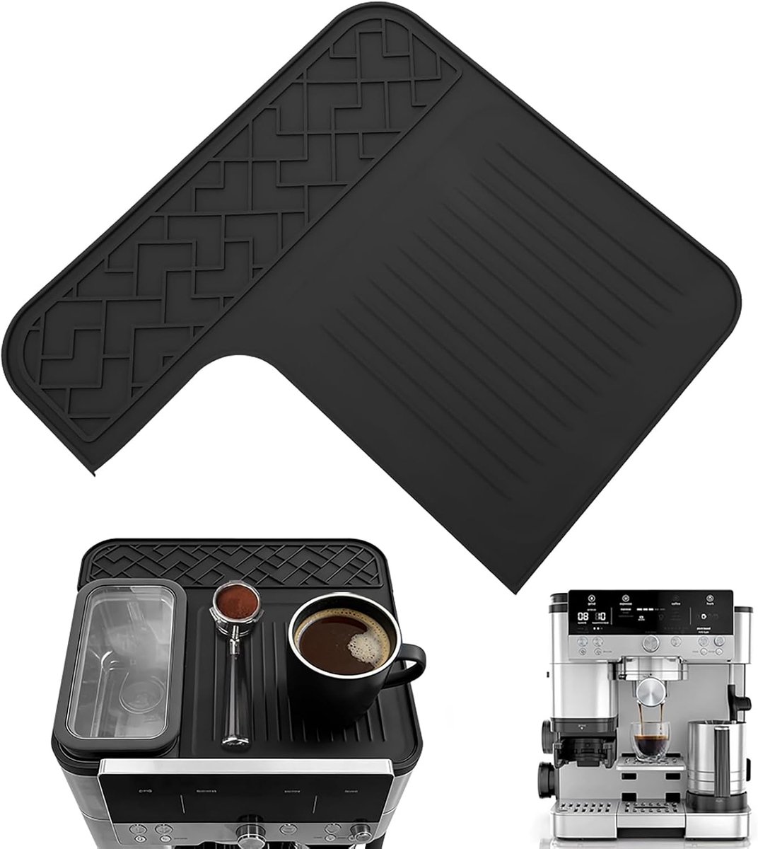 SnelShoppen - Topmat voor Ninja Luxe ES601, Antislip Siliconen Beschermmat voor Koffiemaker, Krasbestendig, Makkelijk te Reinigen, Silicone Pad voor K