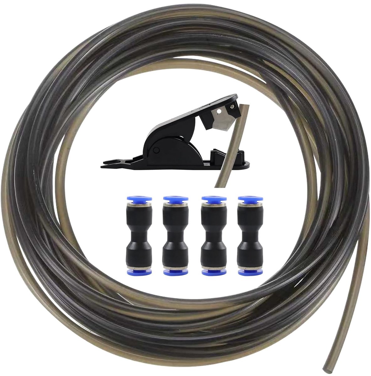 PTFE Hose 10m 2.5mm ID x 4mm OD Low Friction PTFE Tube, Teflon Hose with Cutter for 1.75mm 3D Printer Filament, for - ShopVlot