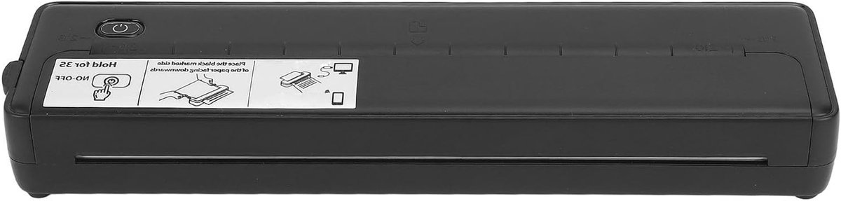 Draagbare Inktloze Printer - Thermische Printer Reisprinter - Onderweg Printen - A4 Juridisch Papier - 203 DPI - Zwart