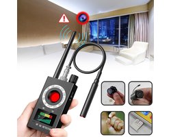 Signal Detector K18 Draadloze GPS-Detector Met Verborgen Camera - 1-8000MHz 4-5 Uur Batterijduur LED-Locator Anti-Spionage RF-Bugdetector - Voor Kantoor, Hotel En Reizen - Zwart