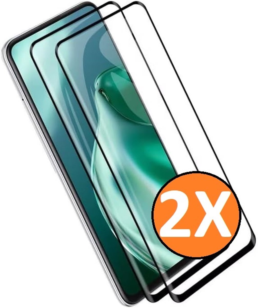 Full Cover Screenprotector geschikt voor Samsung Galaxy A27 / A17 / A26 5G Zwart 2pack | Volledige Beschermglas Tempered Glass | Samsung Galaxy A27 5G Screenprotector