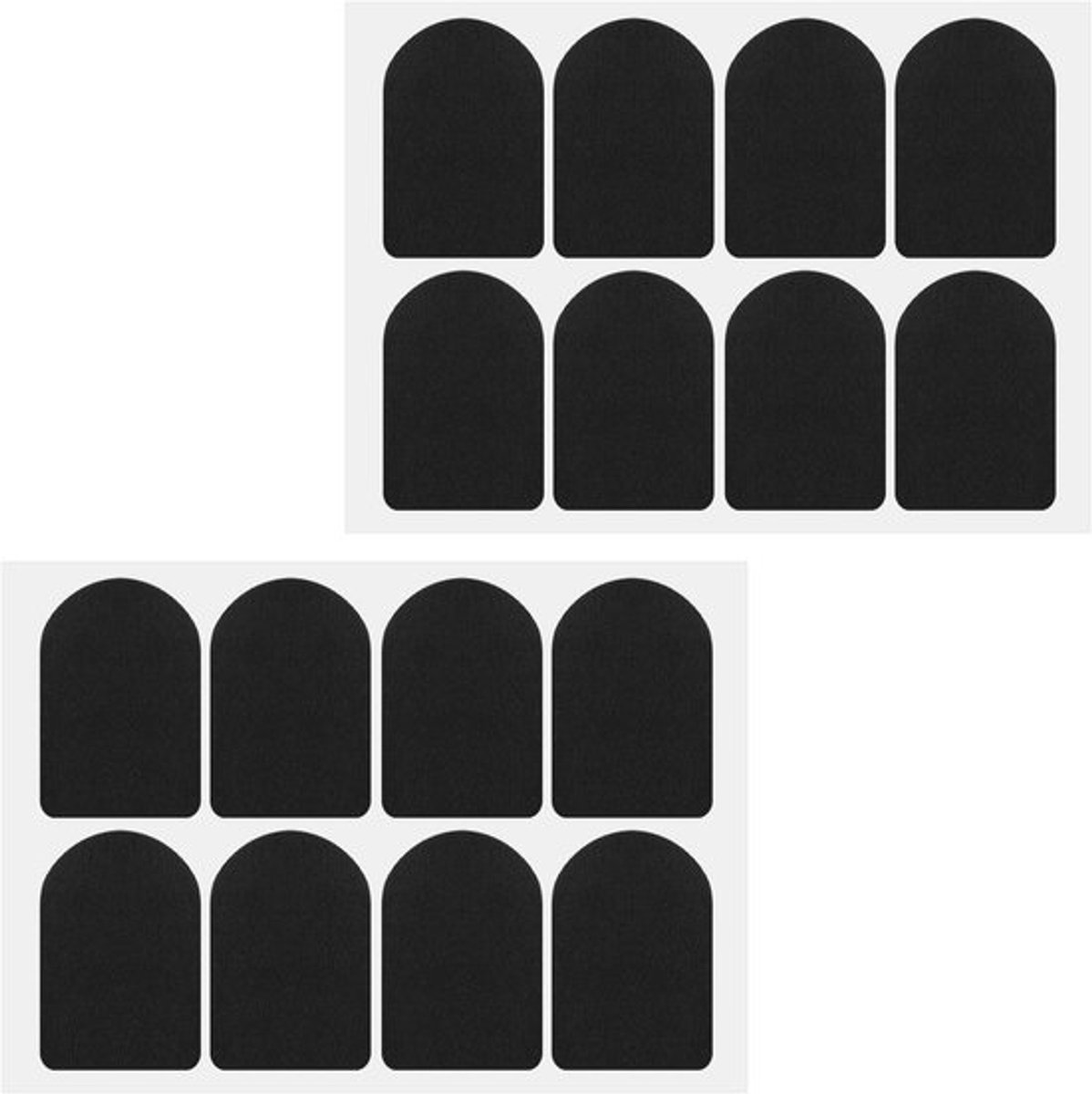 16 Stuks Mondstuk Pads voor Alto en Tenor Saxofoon en Klarinet - Rubber Patches voor Verbeterde Grip en Comfort - 0.8mm Dikte
