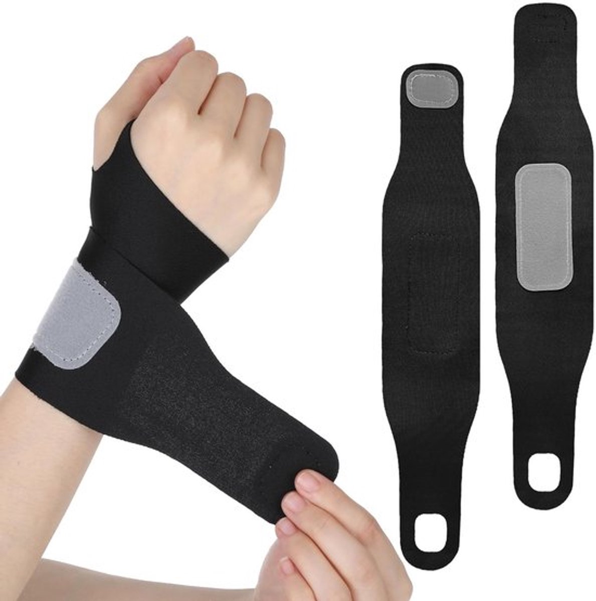 Ultra Dunne Polsbanden - Elastische Polssteun voor Tendonitis, Carpaal Tunnel, Pijnverlichting en Sportactiviteiten