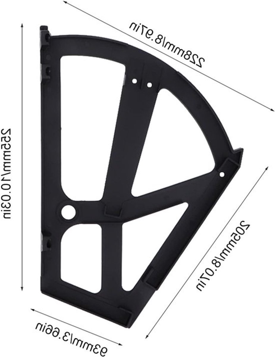 Flexibele Plastic Holle Schoenenkast Rack Houder Hengen Vervangingsonderdelen voor Twee-Laags Schoenrek Accessoires in Zwart, Ideaal voor Ruimtebesparing en Organisatie