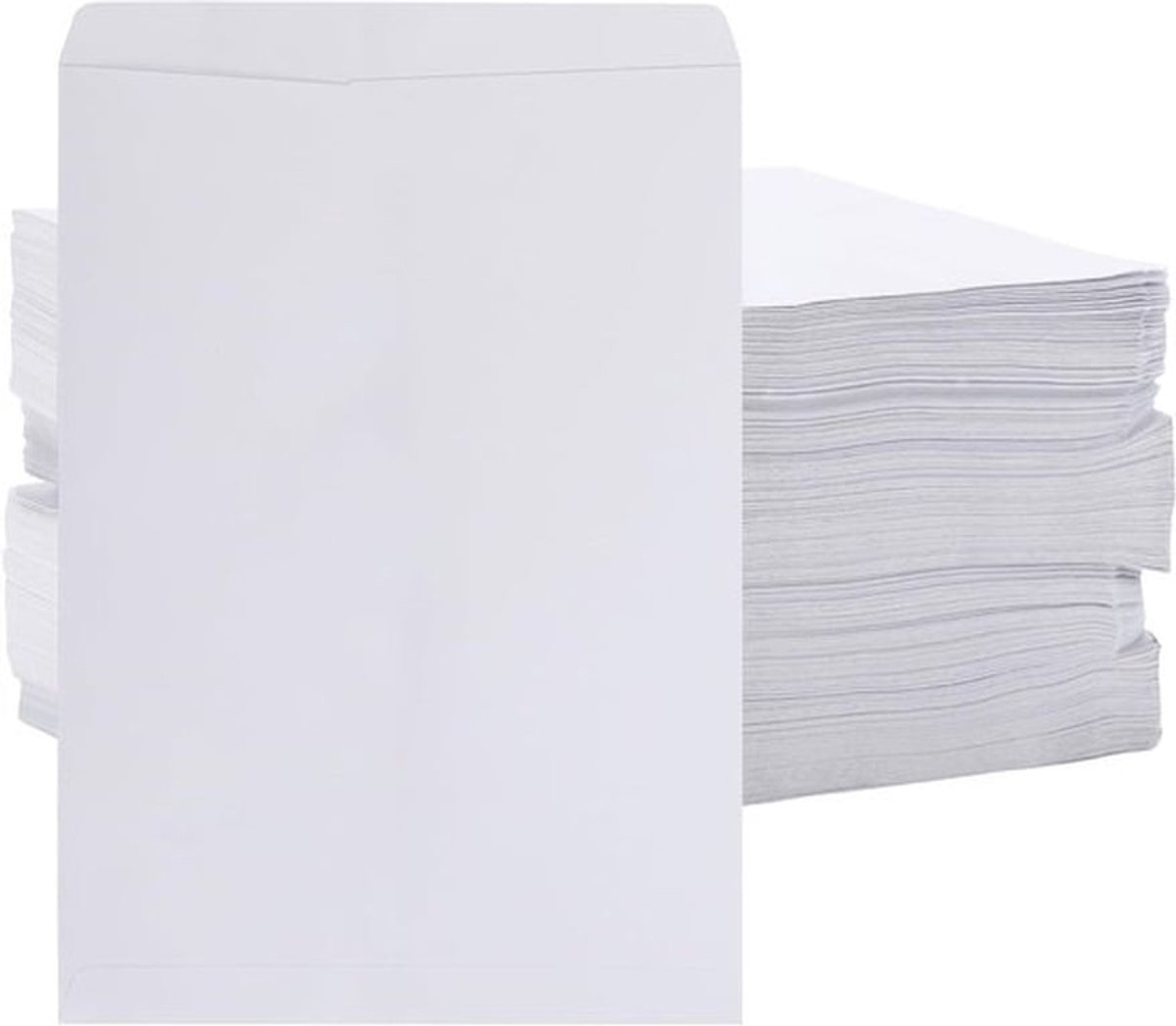 200 stuks witte A5 enveloppen met plak- en sluitfunctie, C5 zelfklevende enveloppen voor kantoor en verzending 162 x 229 mm, perfect voor documenten en post