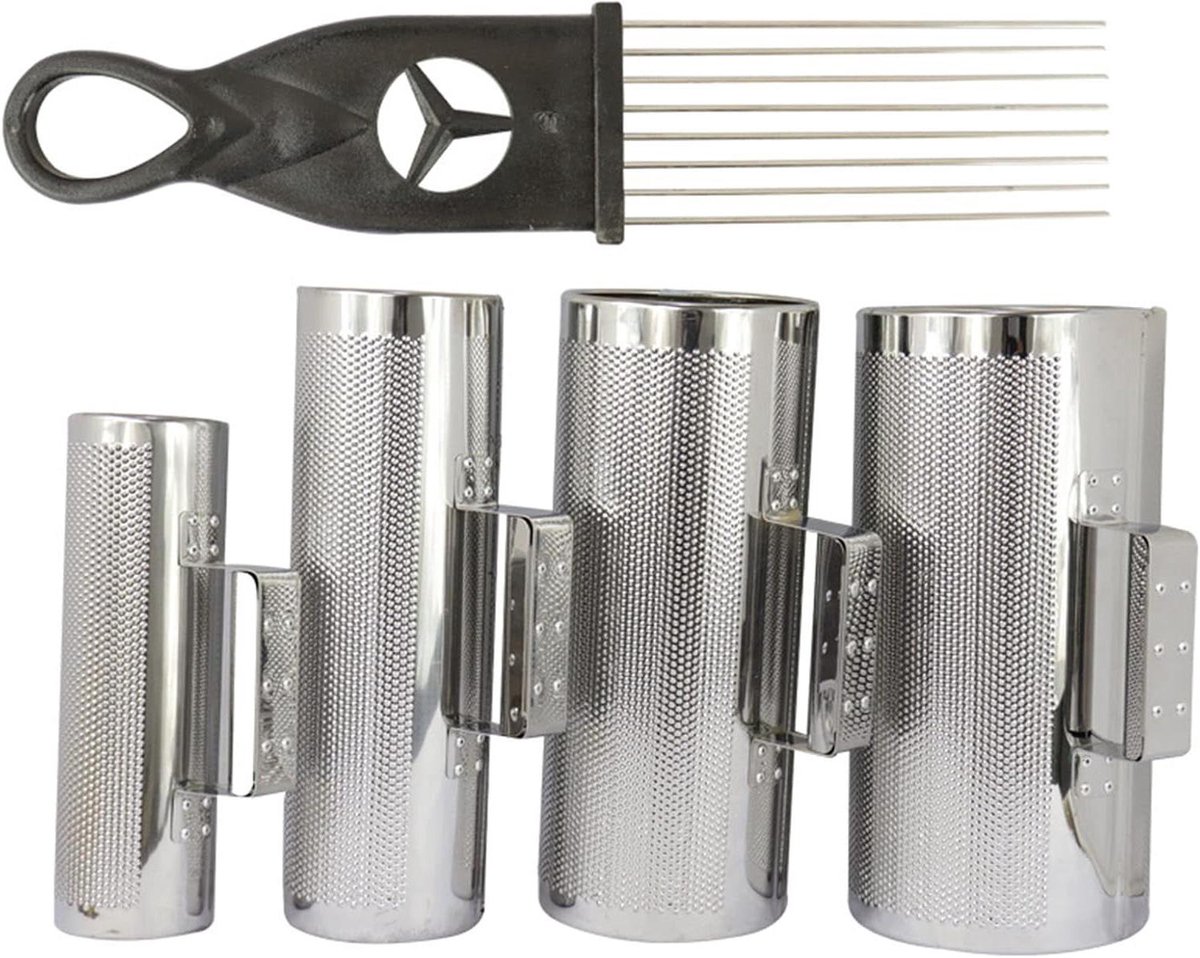 Metalen Guiro - Muziekinstrument Schraper - Vroeg Onderwijs - Luid Helder Geluid - 5 x 12 inch - Zilver