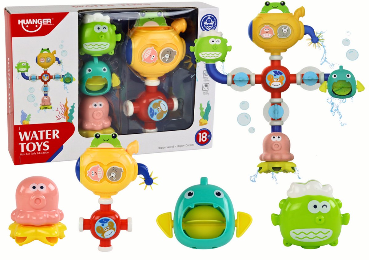 Overloopbadwaterspeelgoedrobotzuignappen