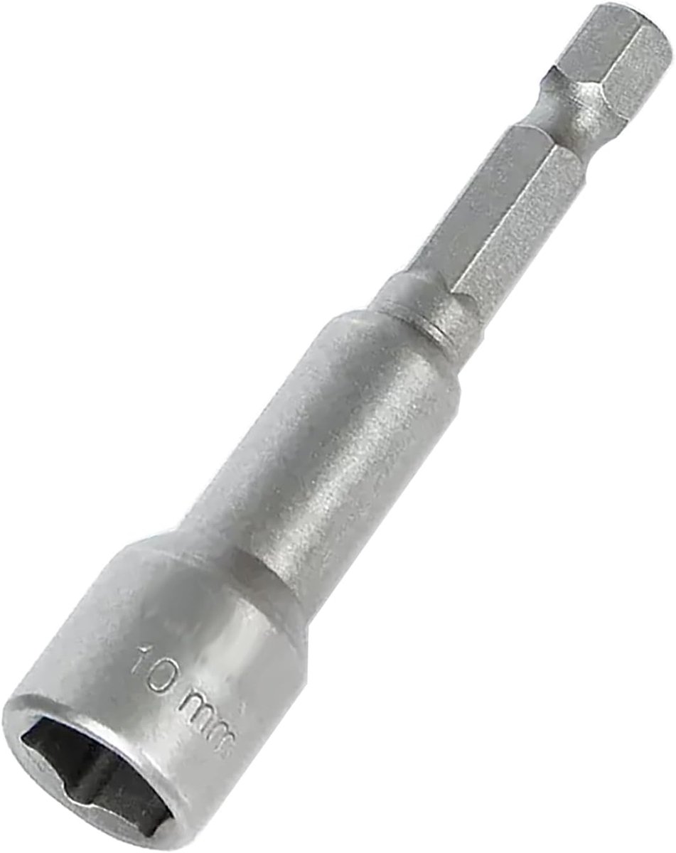 Moersleutel 10mm - 1/4" Hex Shank - Magnetisch - Geschikt voor boren en impactdragers - ShopVlot