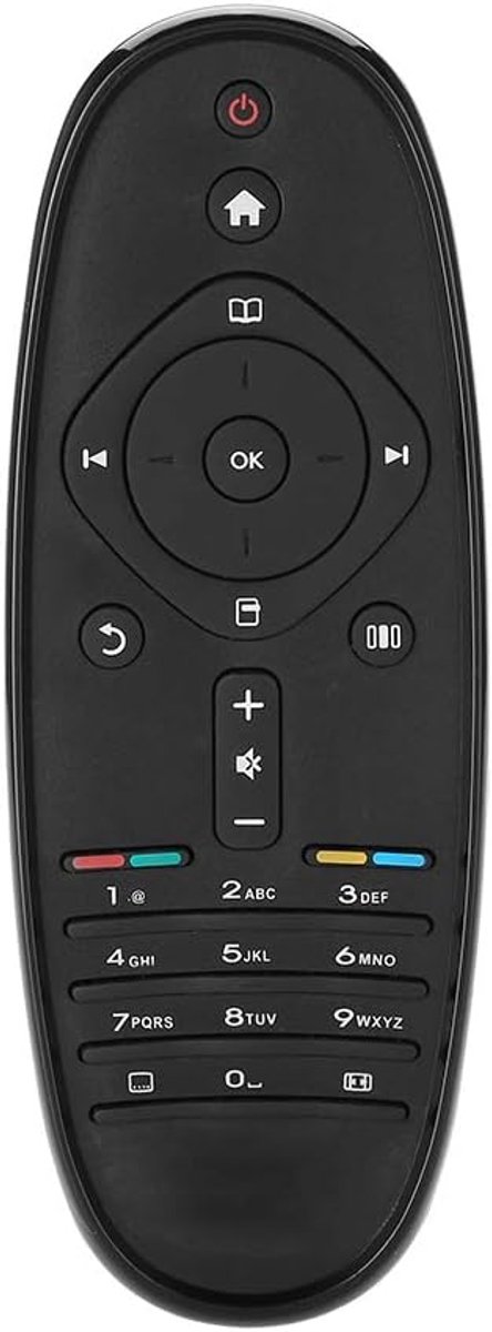 SnelShoppen - Vervangende LCD LED HD TV afstandsbediening voor Philips RC2683203-01 RC2683204-01, Duurzaam ABS, Tot 8 Meter Bereik, Geschikt voor LCD