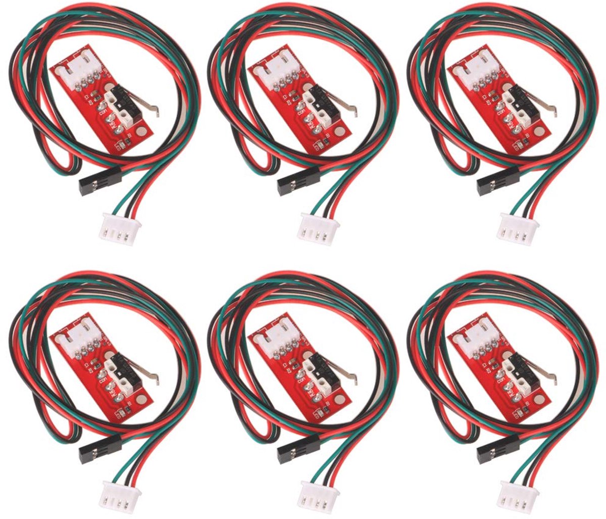 GTIWUNG 6 Pcs Mechanical Limit Stop Switches with Cable for 3D Printer Makerbot Prusa Mendel RepRap Mega 2560 1280 CNC - ShopVlot