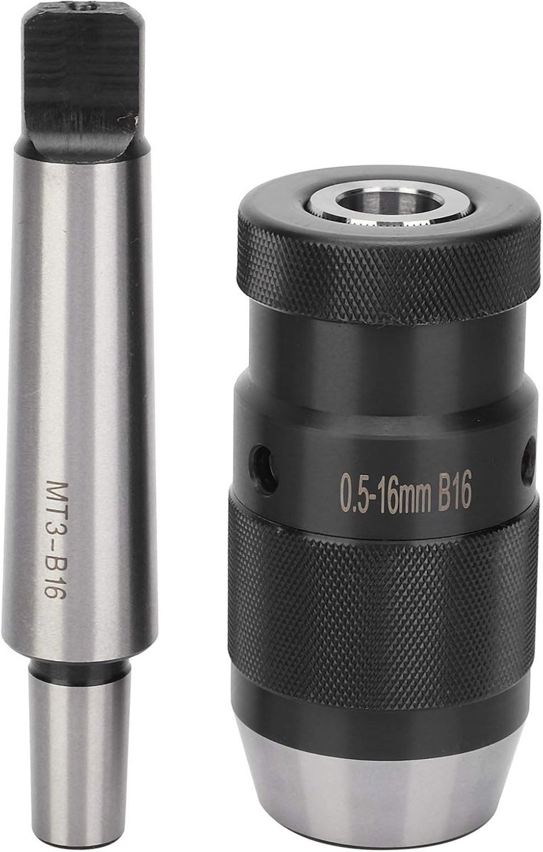 SnelShoppen - Sterke en Duurzame Keyless Chuck voor Fabriek, Hoge Kwaliteit, Handige Bediening, Voor Spanning van Snelle Spankop, Lange Levensduur, Ve