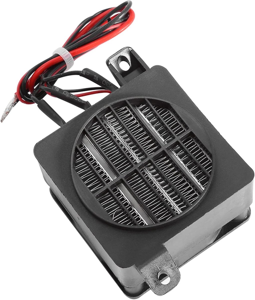 SnelShoppen - Constant Temperatuur PTC Ventilator Auto Kachel 12V 150W Compact Verwarming Voor Kleine Ruimtes, Incubator, Energiezuinig, Veilige Gebru