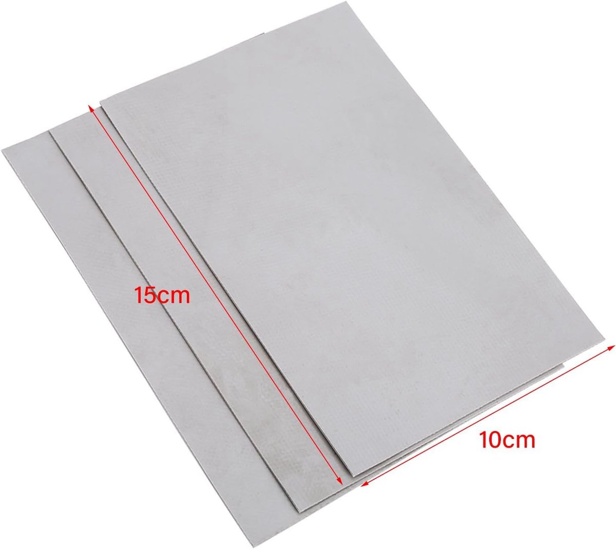 SnelShoppen - 3-delige set opblaasboot reparatie PVC patches kit, grijs, waterdicht, geschikt voor kano, kajak, en opblaasbare boten