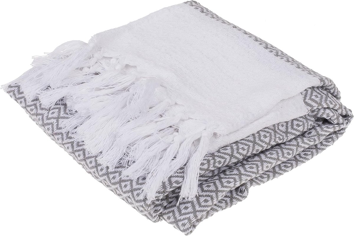SnelShoppen - Hammam Handdoek, Strandhanddoek, Sauna Handdoek, Sport Handdoek, Douche Handdoek, Yoga Deken, Fouta Pareo Sarong voor Spa, Sport en Reiz