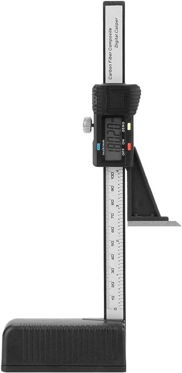 SnelShoppen - Digitale Dieptemeter 0-150mm met Magnetische Basis - Precisie Meetinstrument - Geen Batterij Nodig - Duurzaam Kunststof - Lichtgewicht e