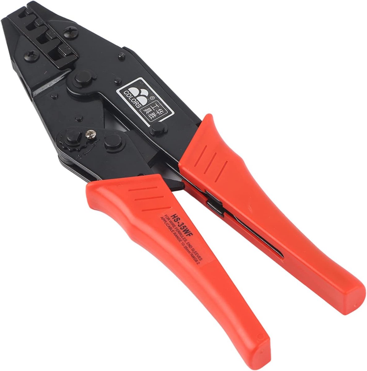 SnelShoppen - Ratchet Draad Terminal Crimp Tang voor 10-35mm² (8-2AWG) Krimpkous en Vooraf Geïsoleerde Klemmen - Ergonomisch en Duurzaam
