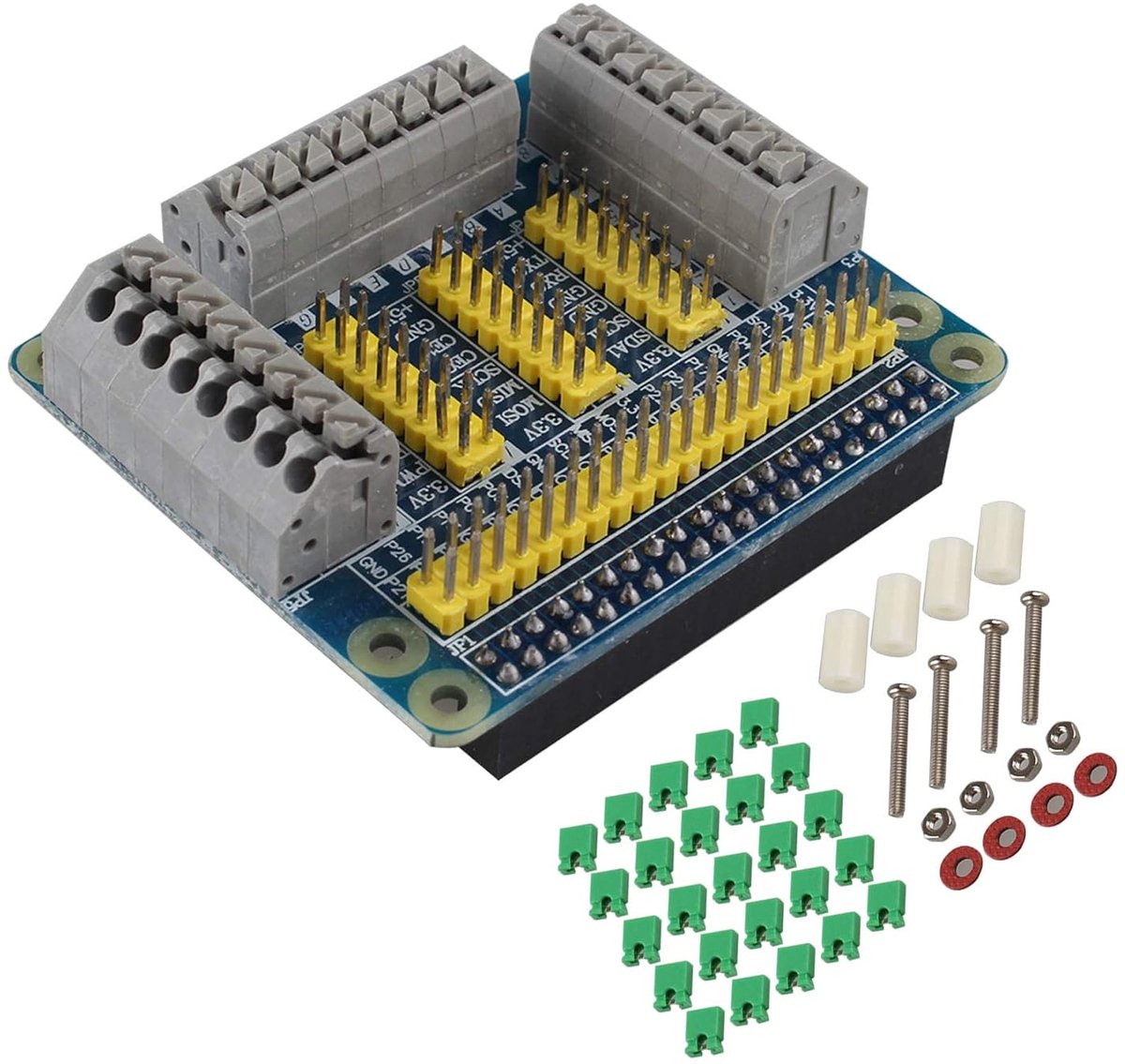 Multifunctional Model B GPIO Expansion Card GPIO Extension Board Module Card Plug and Play Compatible with Raspberry - ShopVlot