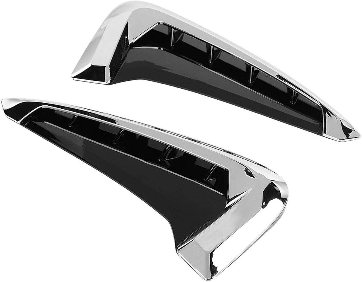 SnelShoppen - 2 Stuks Auto Kotflügel Zijventilatie Deksel Trim Sticker Decoratie ABS Materiaal voor X5 F15 2014-2018