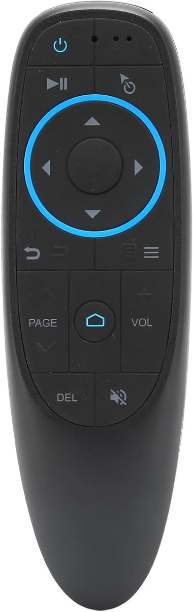 SnelShoppen - Bluetooth Air Remote Control G10 Vervangingsafstandsbediening voor TV Box, Shield TV, Projector, Computer, Smart TV, Pad, Telefoon, 10 m