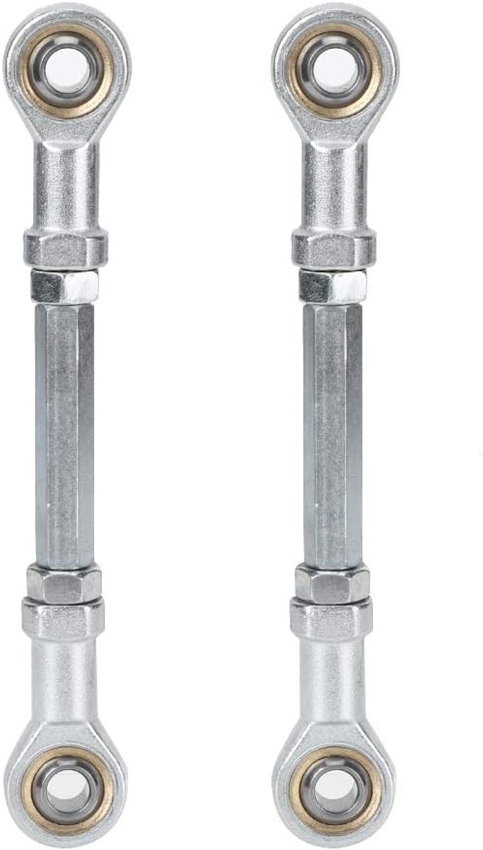 2Pcs Steering Tie Rod Kit Ball Joint 150mm-170mm 8mm Steering & Suspension Kit for 49cc Electric Mini ATV Go Kart
