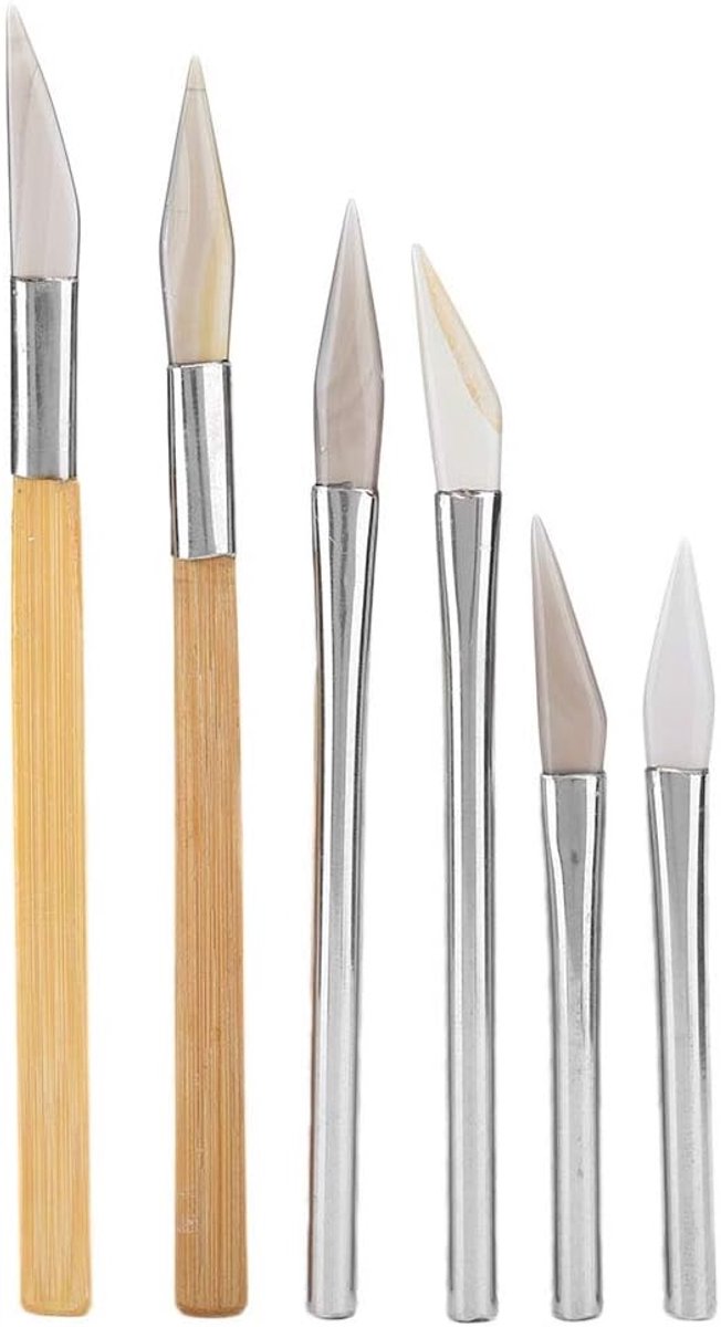 Agate knife, polisher for polishing, knife set of agate polish set Craft polishing tools Carving precious metal with - ShopVlot
