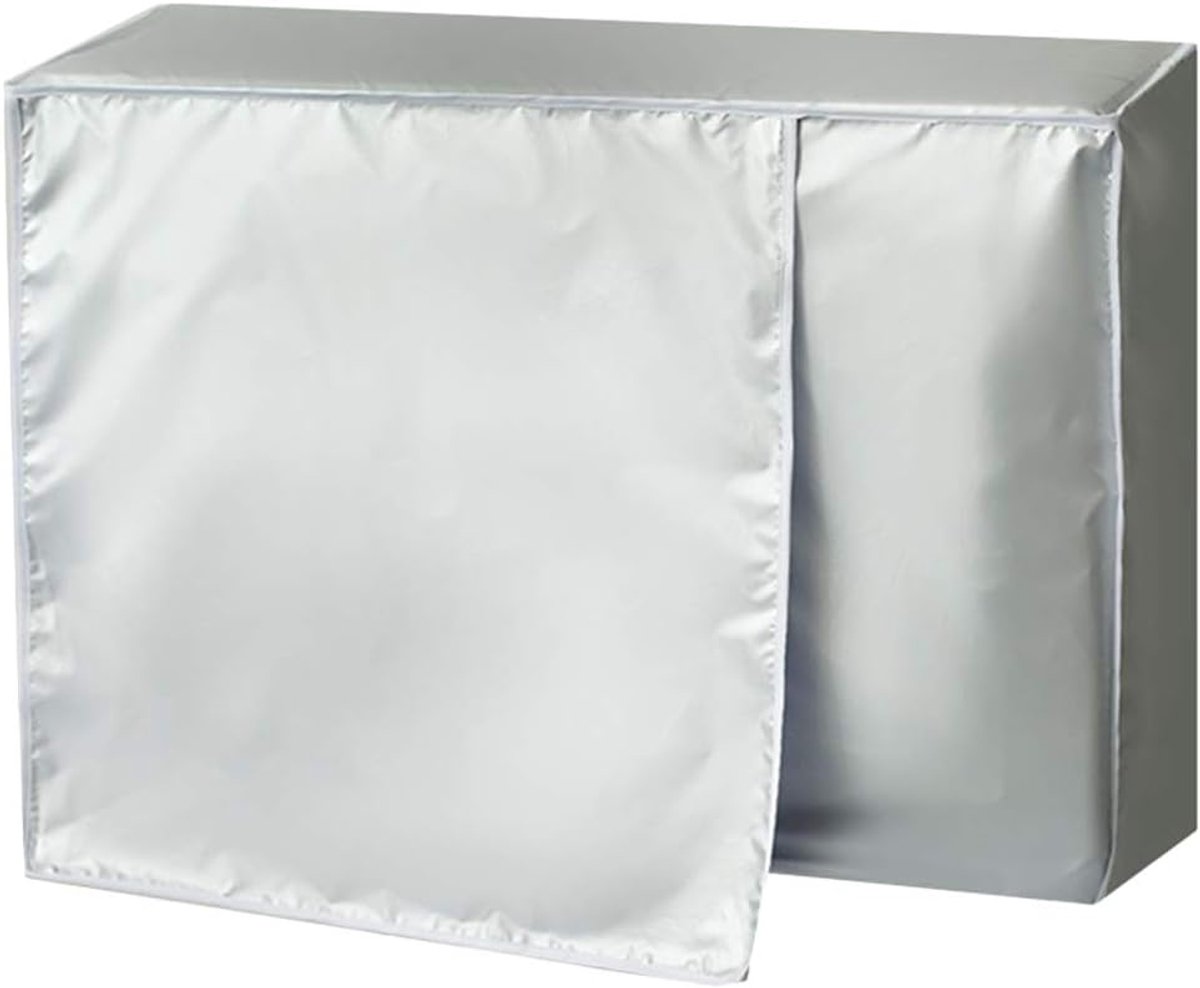 SnelShoppen - Airconditioner Hoezen voor Winter Buiten, Zonbescherming, Stofdicht, Waterdicht, Duurzaam Polyester, 3 Maten, Ideaal voor Thuisgebruik