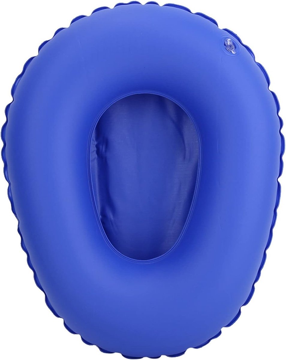 SnelShoppen - Opblaasbare Bedpan voor Ouderen - Handpomp Inclusief - Comfortabel PU Materiaal voor Bedlegerige Patiënten - Ideaal bij Paralysie en Bre