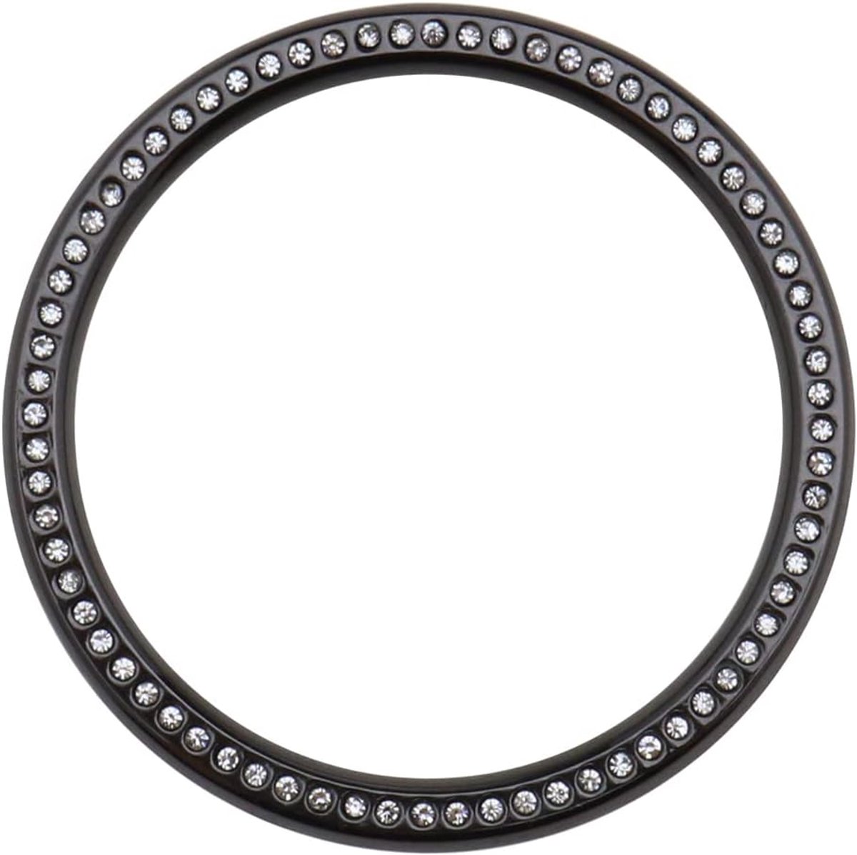 SnelShoppen - 42mm Horloge Bezel Ring Compatibel met Galaxy Watch 4 - Anti Krassen Bescherming Case Bezel Loop - Zelfklevend Deksel met Diamanten Deco