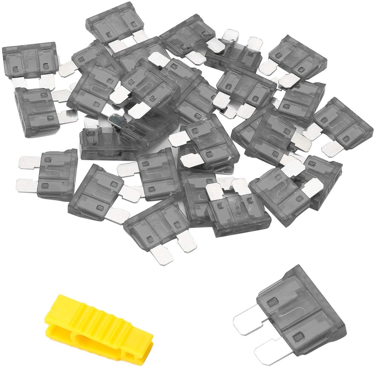 Bolatus 20 Pcs Car Fuses, 2A, Medium, Car Fuse + Tractor, Fuse for Car/Cam/Truck/Motorcycle - ShopVlot