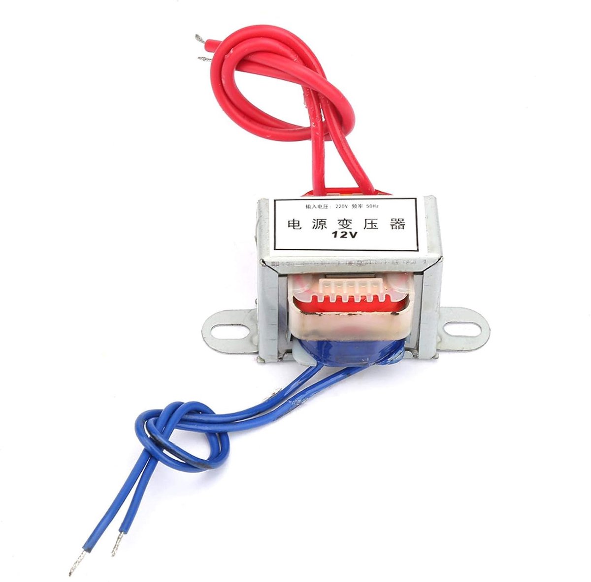 SnelShoppen - 2W 50Hz Transformator, EI Transformator, AC12V/24V Uitgang, 220V Ingang, Volkoper Draad, Veilig en Betrouwbaar voor Elektrische Toepassi