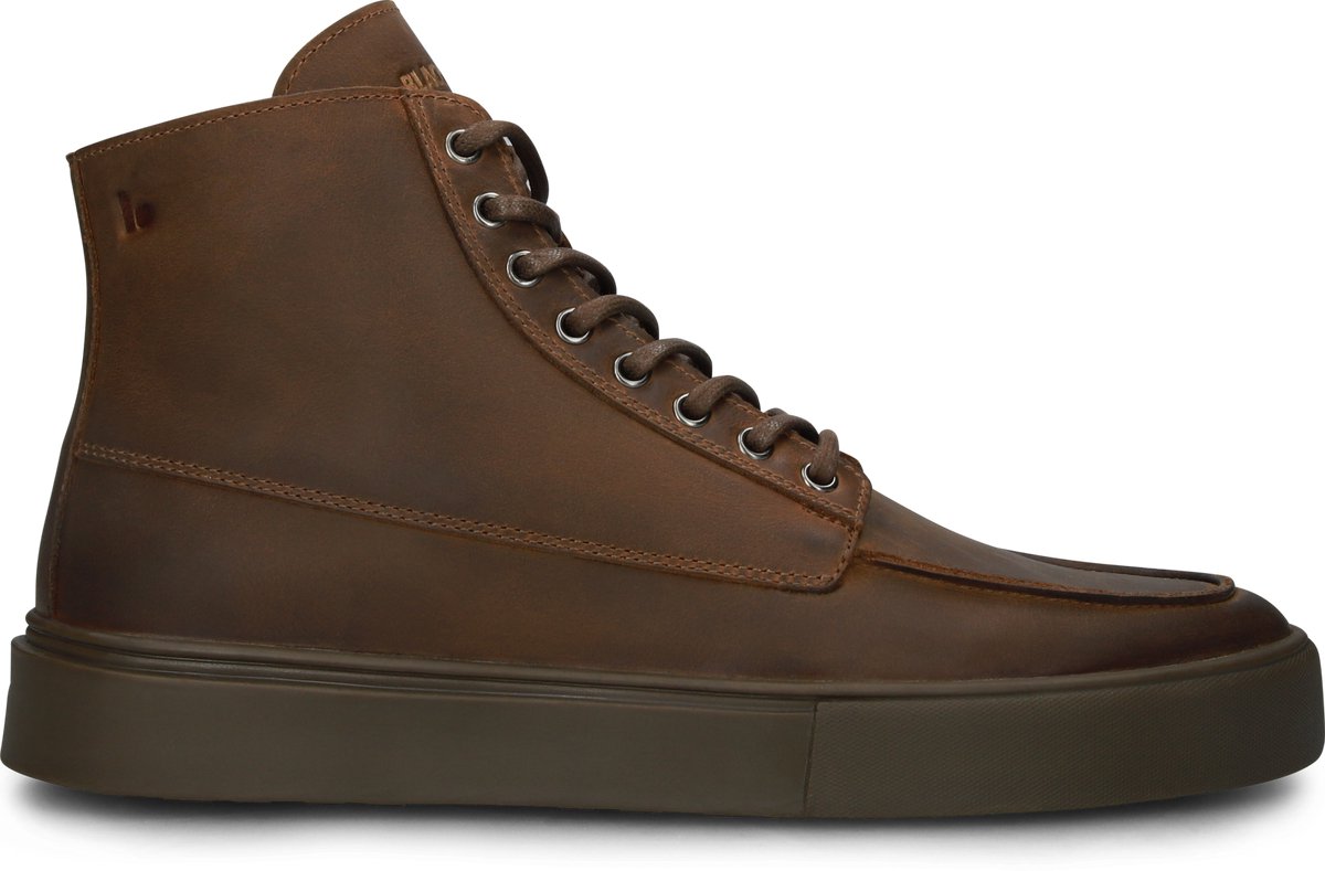 Blackstone RUBY EERO - ZIPPER - CG188 Tan - Sneaker (high) - Man - Dark brown - Maat: 43