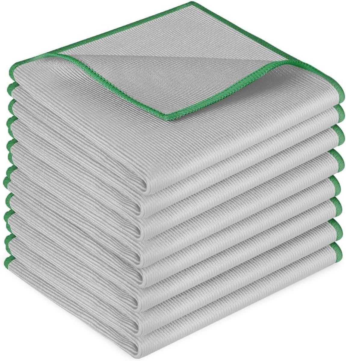 Set van 8 Streeploze Raamreinigingsdoeken van Microvezel 30 x 30 cm, Perfect voor Glas, Spiegels en Vlekvrije Resultaten