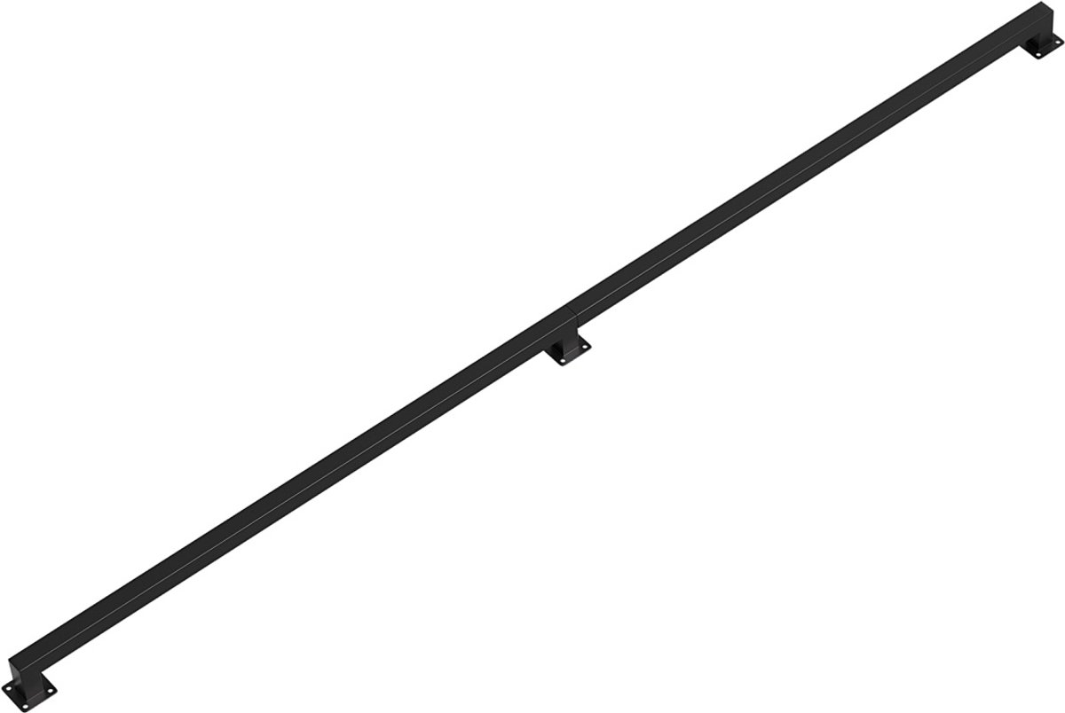 200 cm Trapleuning Trapleuning Wandbevestiging Binnen Buiten Binnen & buiten Zwart