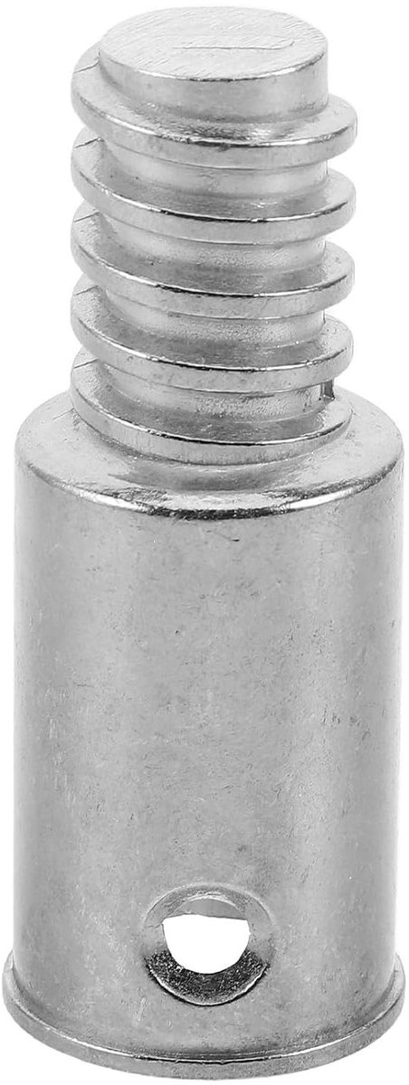 Dop voor Bezembestekken - Reparatiedop Verlengstuk - Bezems Repareren - Aluminiumlegering Metaal - 22mm Buitendiameter - Zilver