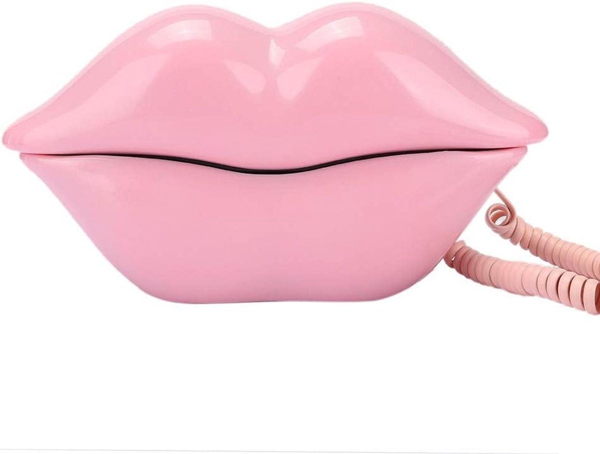 Telefoon Lippen Vorm - Vaste Lijn - Thuis Gebruik - Europees Design - Niet Gespecificeerd - Roze