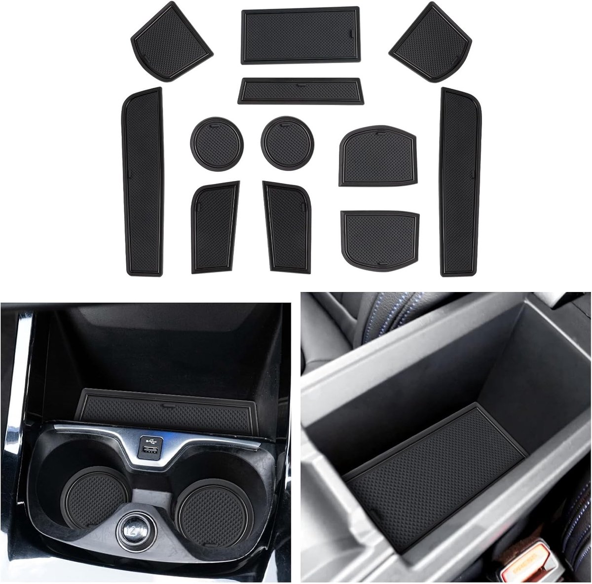 Rubbermatten Centerconsole BMW 1 Serie F40 - Antislip - Perfecte pasvorm - Bescherming voor interieur - ShopVlot