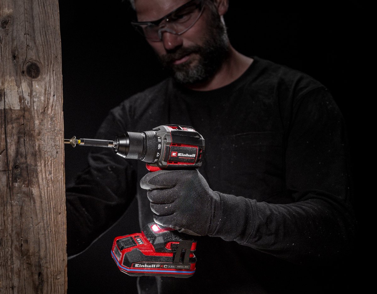 Einhell Professional Accu Boor-/Schroefmachine TP-CD 18/70-C Li BL Solo - Power X-Change - 18 V/Li-ion - Compact model - 70 Nm - 0-450/0-2.000 t/min - Koolborstelloze motor - Excl. accu en lader thumbnail 3