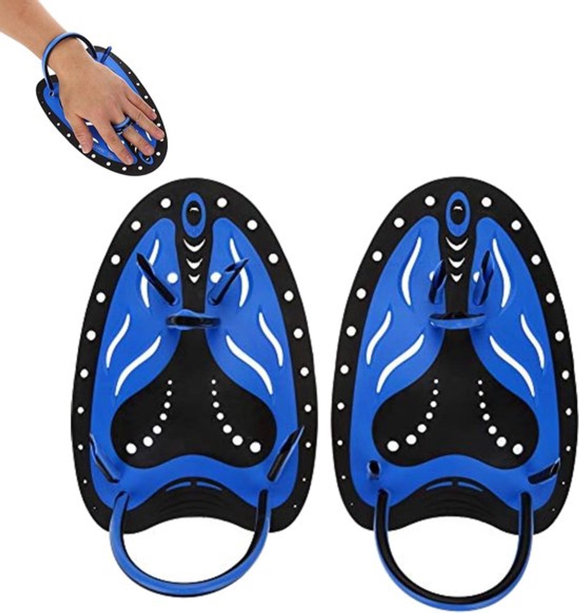 Handpaddles voor Professionele Zwemtraining - Krachtpaddles voor Verbetering van Zwemtechniek en Snelheid - Ideaal voor Mannen, Vrouwen en Kinderen