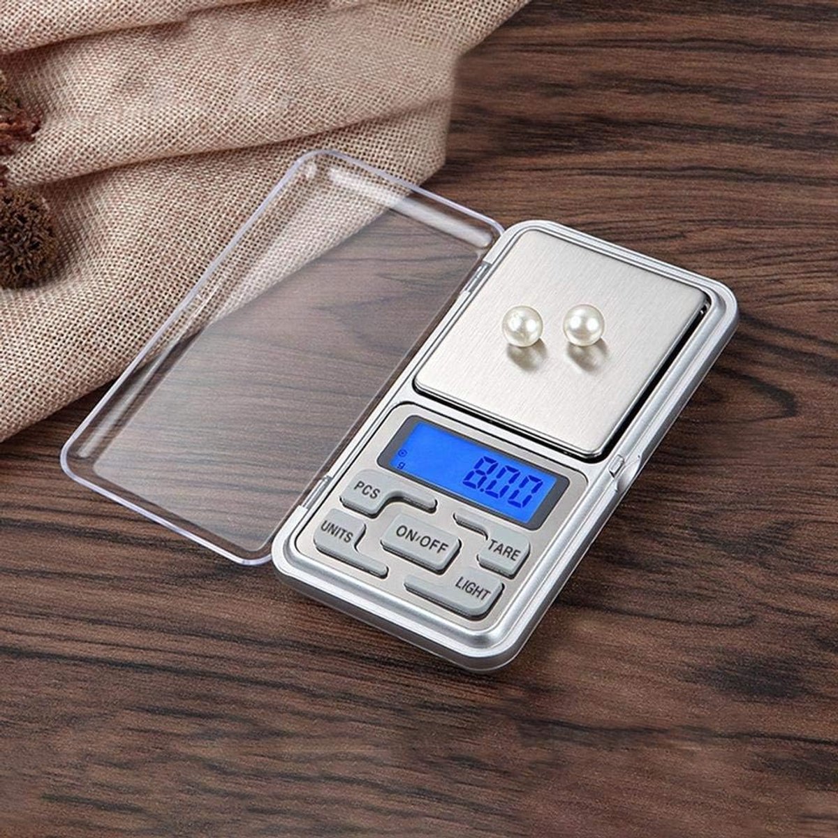 SnelShoppen - Digitale Precisieweegschaal 300 g x 0.01 g - Hoogwaardige Elektronische Sieradenweegschaal - Voor Goud, Diamanten, Keuken en Hobby - Com