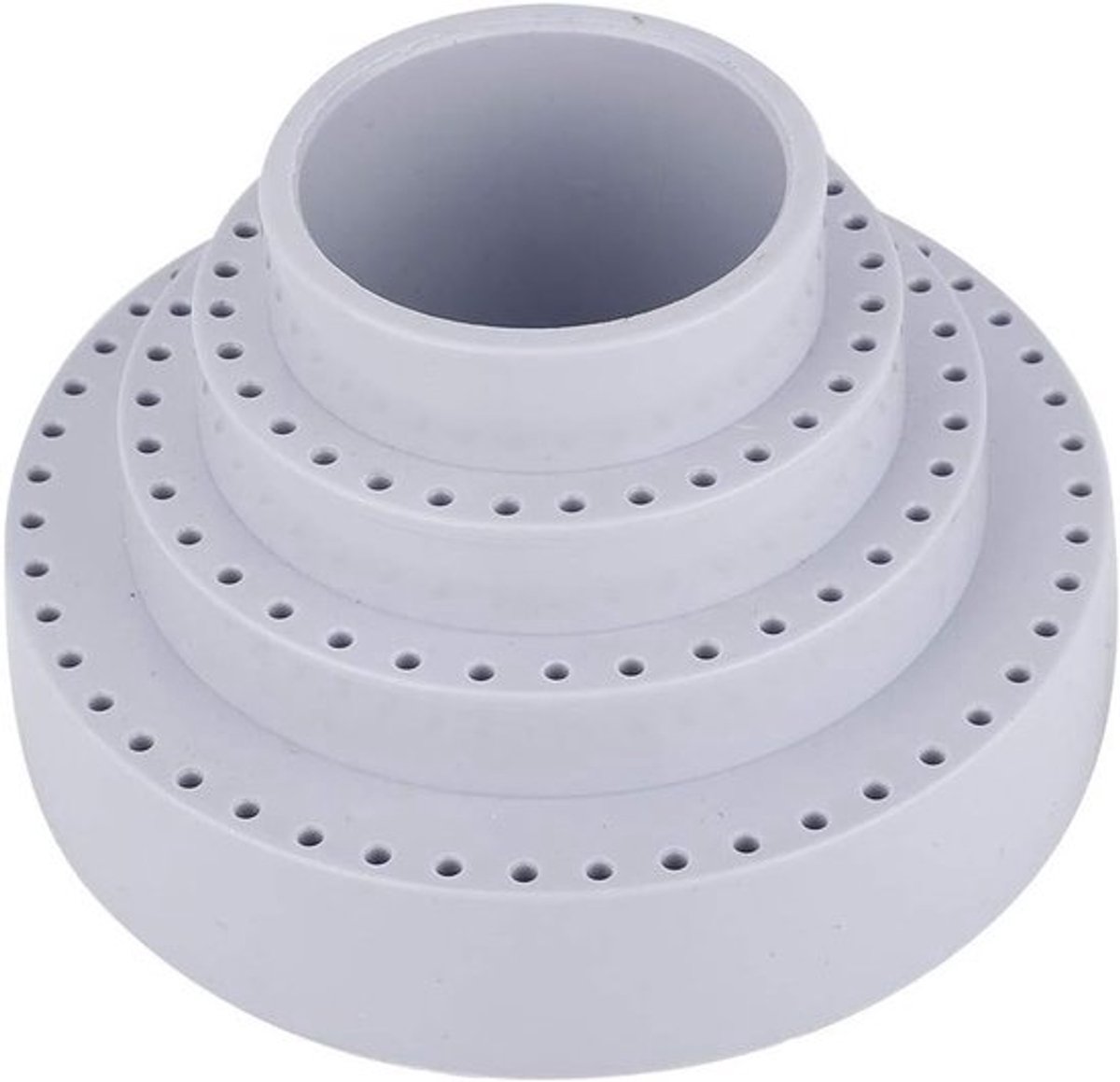 Ronde opslagboor voor boren en perforeren van duurzaam hard plastic, ideaal voor klussen en hobby's.