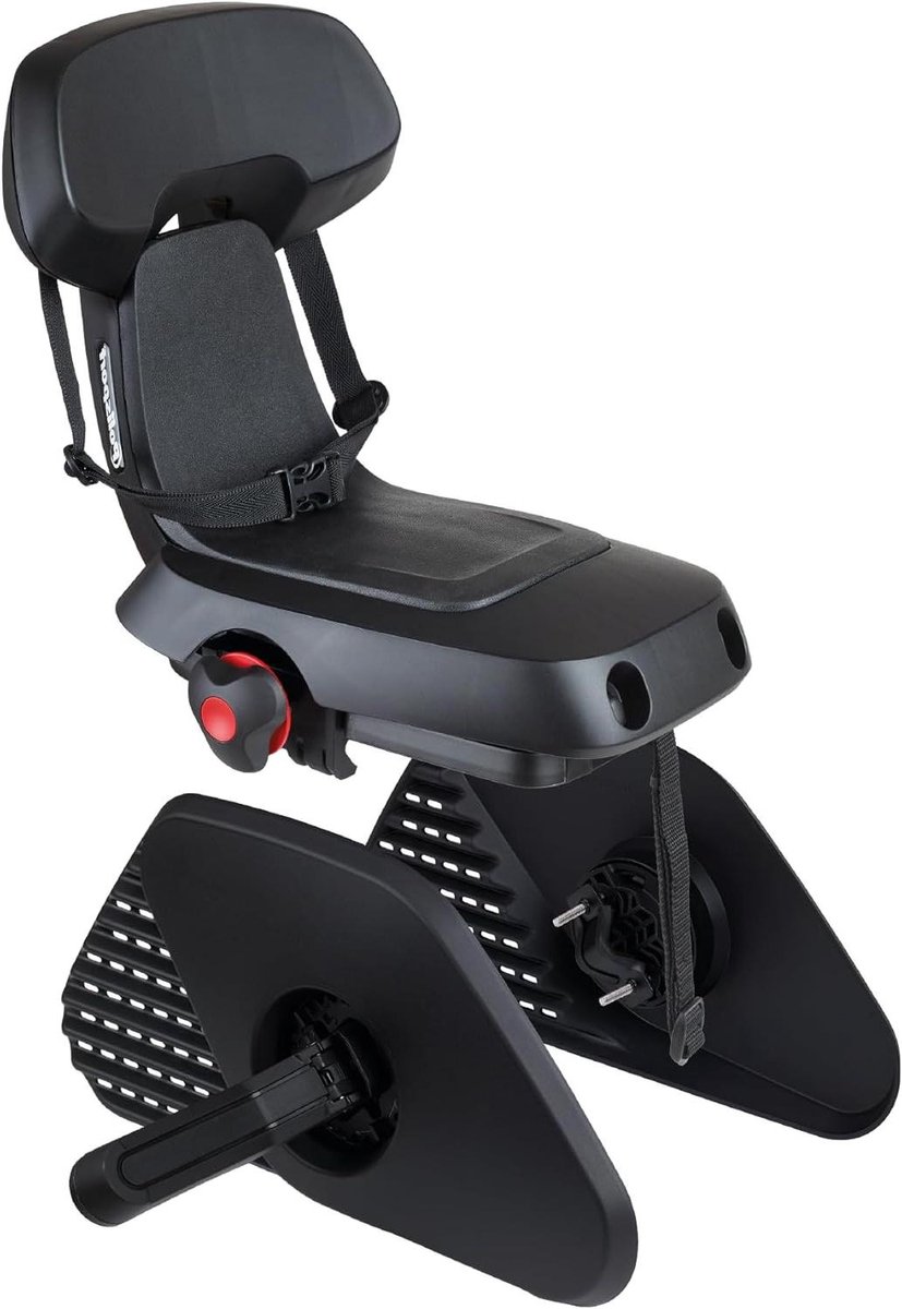 Kinder fietszitje - Achterzitje Fiets - Samen Fietsen - Gereedschapsloze Montage - Tot 35 Kg - Zwart