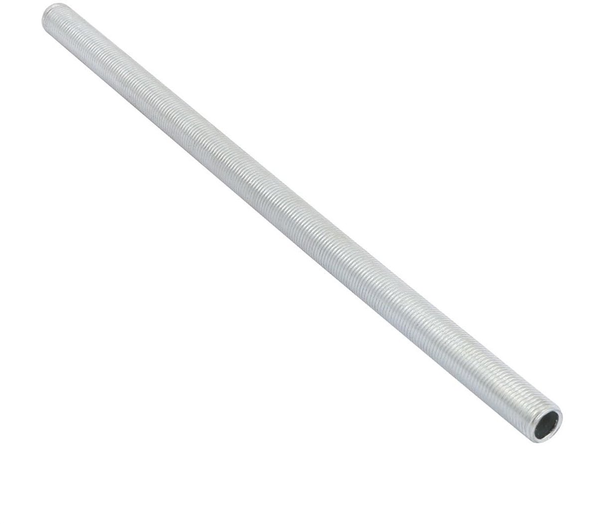 SnelShoppen - TA-VIGOR Lamp Pipe M10 Draad 210mm Lengte Holle Lampen Reparatie Onderdeel Hardware voor Lamp Lichten Verzinkt Zilver Toon