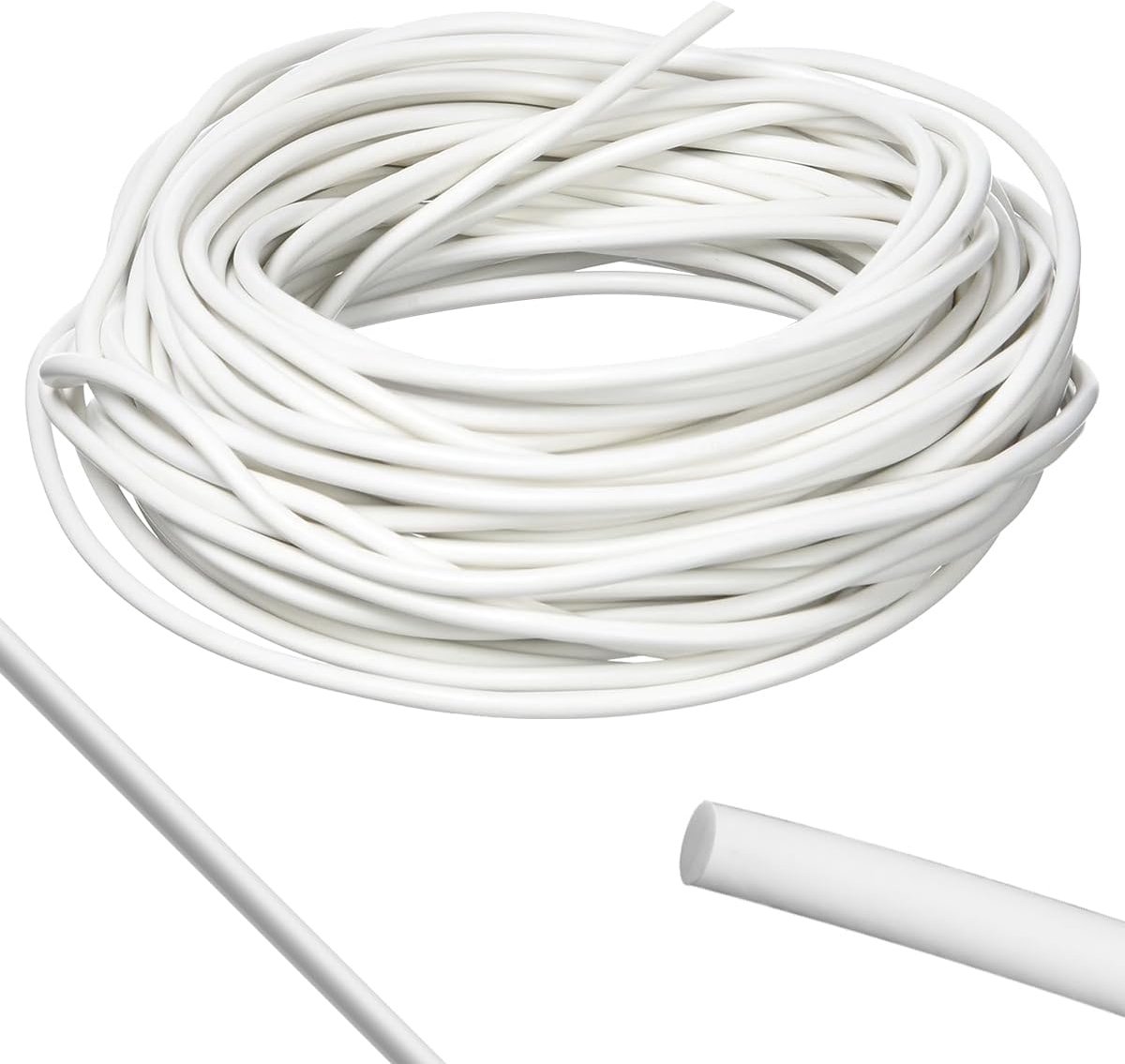 SnelShoppen - 10m x 5mm Silicone Foam Sealing Strip, Weerbestendige Sealing Strips, Waterdichte Silicone Foam Strip, Voor Deuren, Ramen en Muurvoegen,