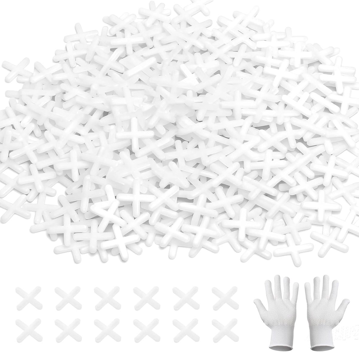 Tegelruimtes 3 mm - Plastic kruisjes - Waterdicht en drukbestendig - Precisie bij tegelzetten - SnelShoppen