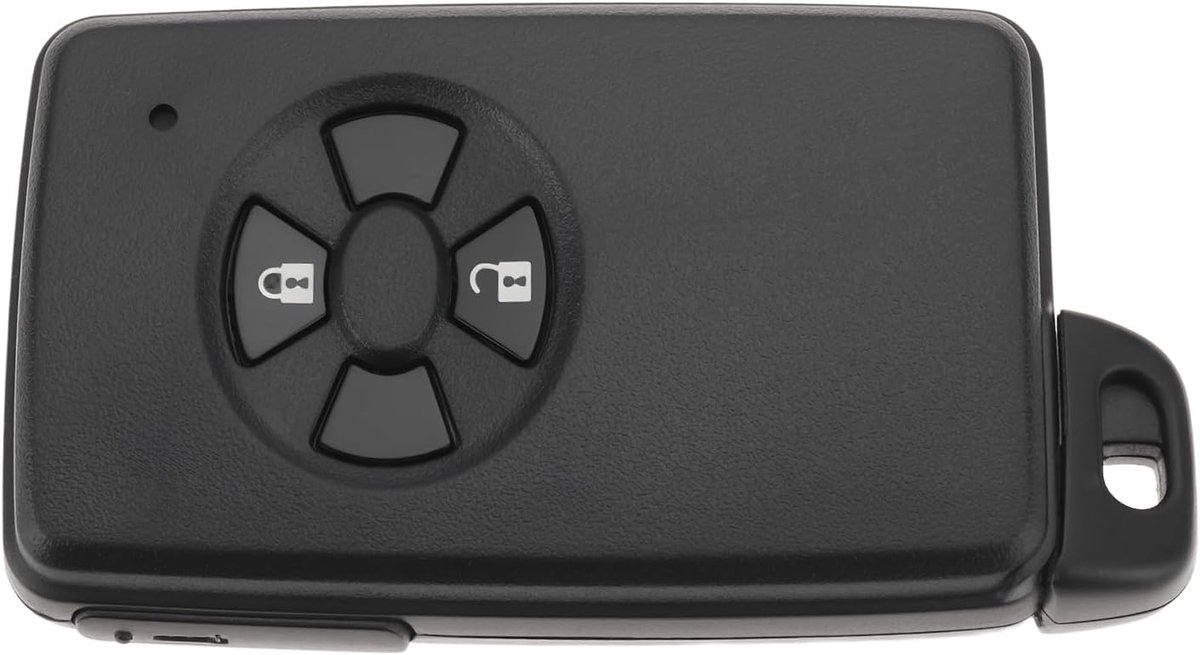 SnelShoppen - Car 2 Button Afstandsbediening Sleutelhanger Case Hoes Geschikt voor Toyota RAV4, Auris, Yaris, Urban Cruiser, 2-knops Ontwerp, Hoge Kwa