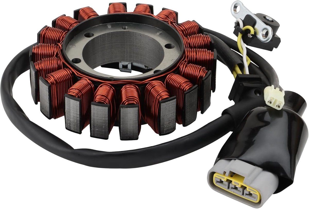 SnelShoppen - 18 Spoel 3-Draads Generator Magneetstatort Ontstekingsspoel Vervangingsonderdeel Voor Motoren CB500F CB500X CBR500R CBR400X CBR400R ABS