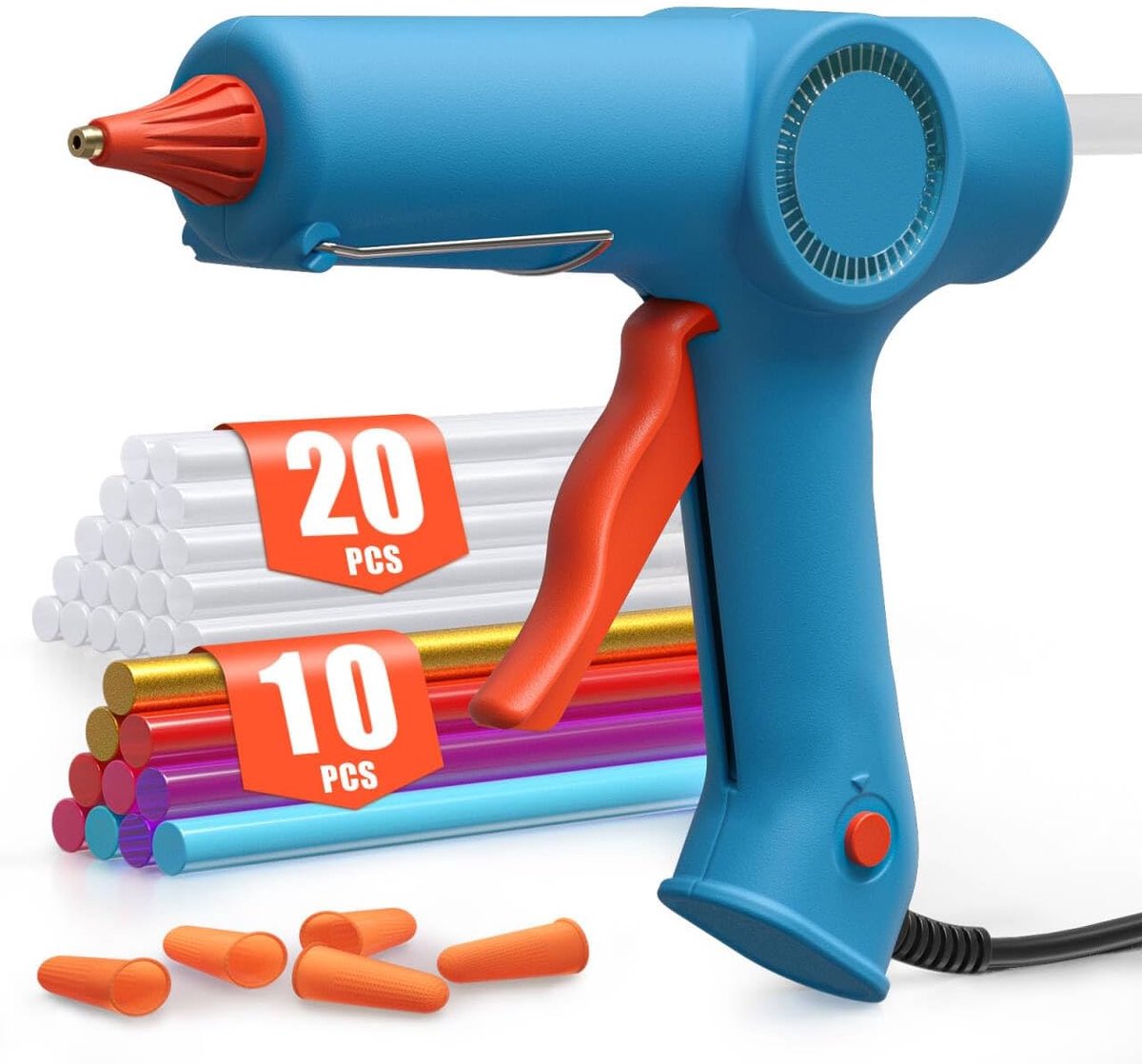 SnelShoppen - Heetlijm Pistool 100W - Professioneel Lijmpistool voor Creatieve Klussen - Snelle Verwarming - Ideaal voor Hobby, Doe-Het-Zelf Projecten