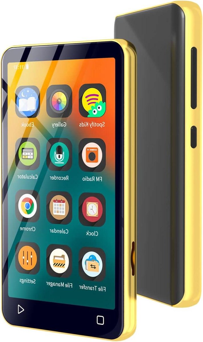 Muziekspeler - Draagbare Media - Muziek Streamen - 4 Inch Touchscreen - 80GB Opslag - Goud