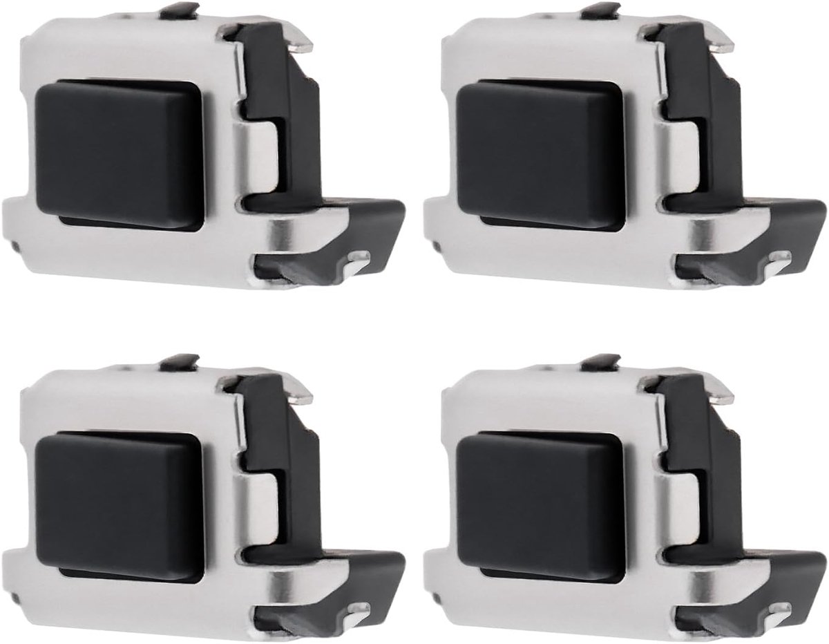 SnelShoppen - 4 Stuks Slimme Horloge Knop Stop Terugschakelaar Geschikt voor Garmin Fenix 6X Pro Solar, Wear-resistant Kunststof, Gevoelige Contacten